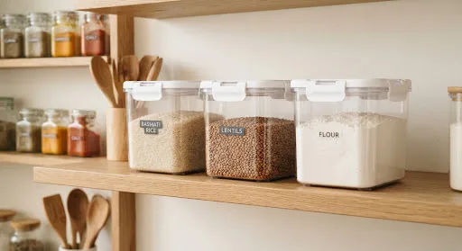 Airtight Pantry Containers, Set of 3